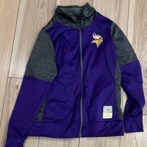 Mn Vikings zip up sweatshirt